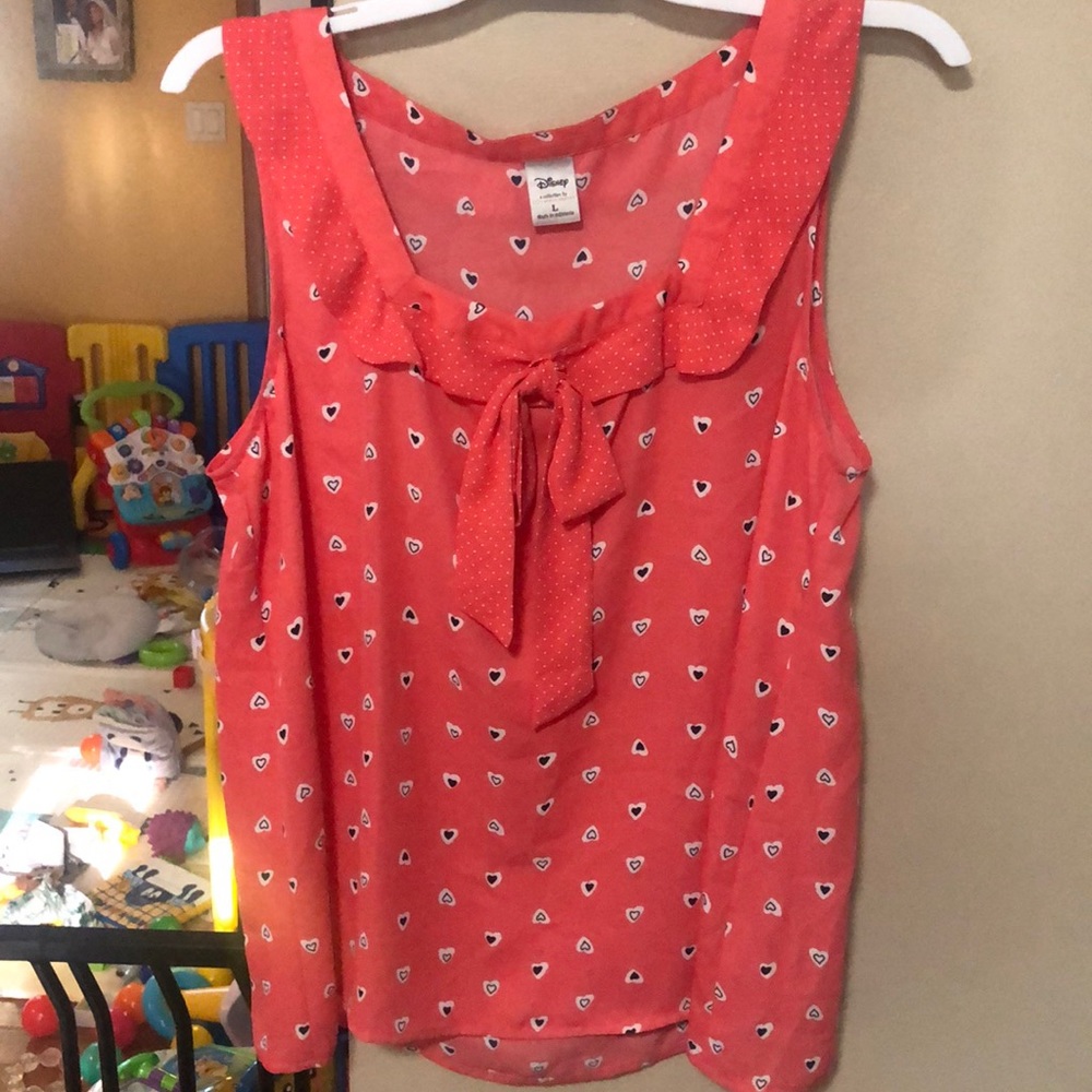 Disney themed tank blouse
